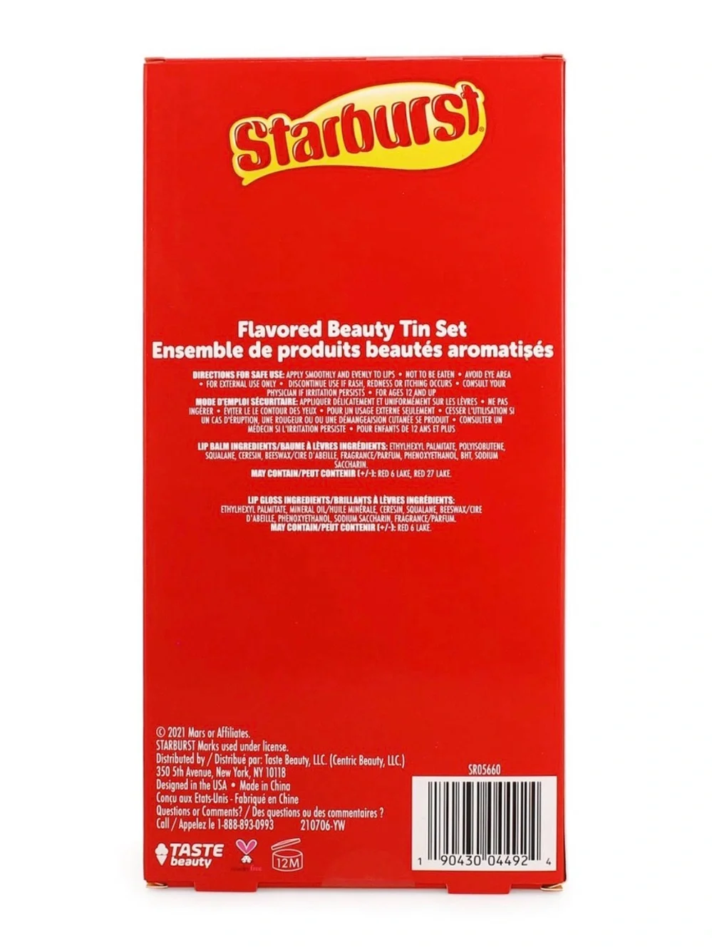 Starburst Flavored‎ Beauty Tin Set